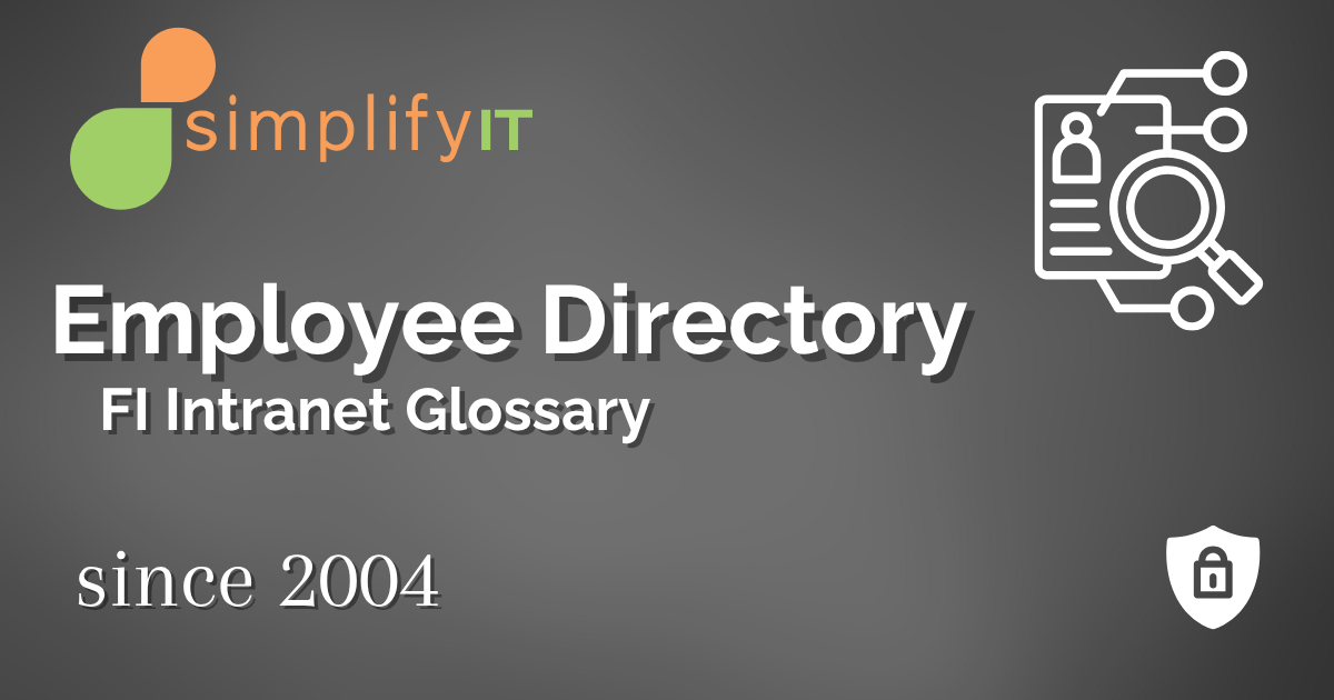 What Is an Employee Directory? | SimplifyIT Intranet Glossary